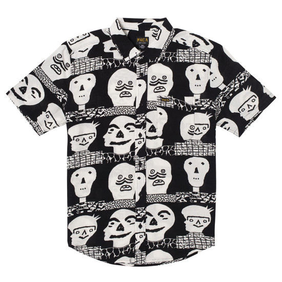 RVCA Ανδρικό πουκάμισο Matt Leines - Short Sleeve Shirt For Men